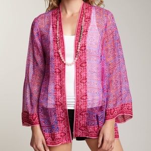 Winter Kate Pink Kimono, Size S RARE!